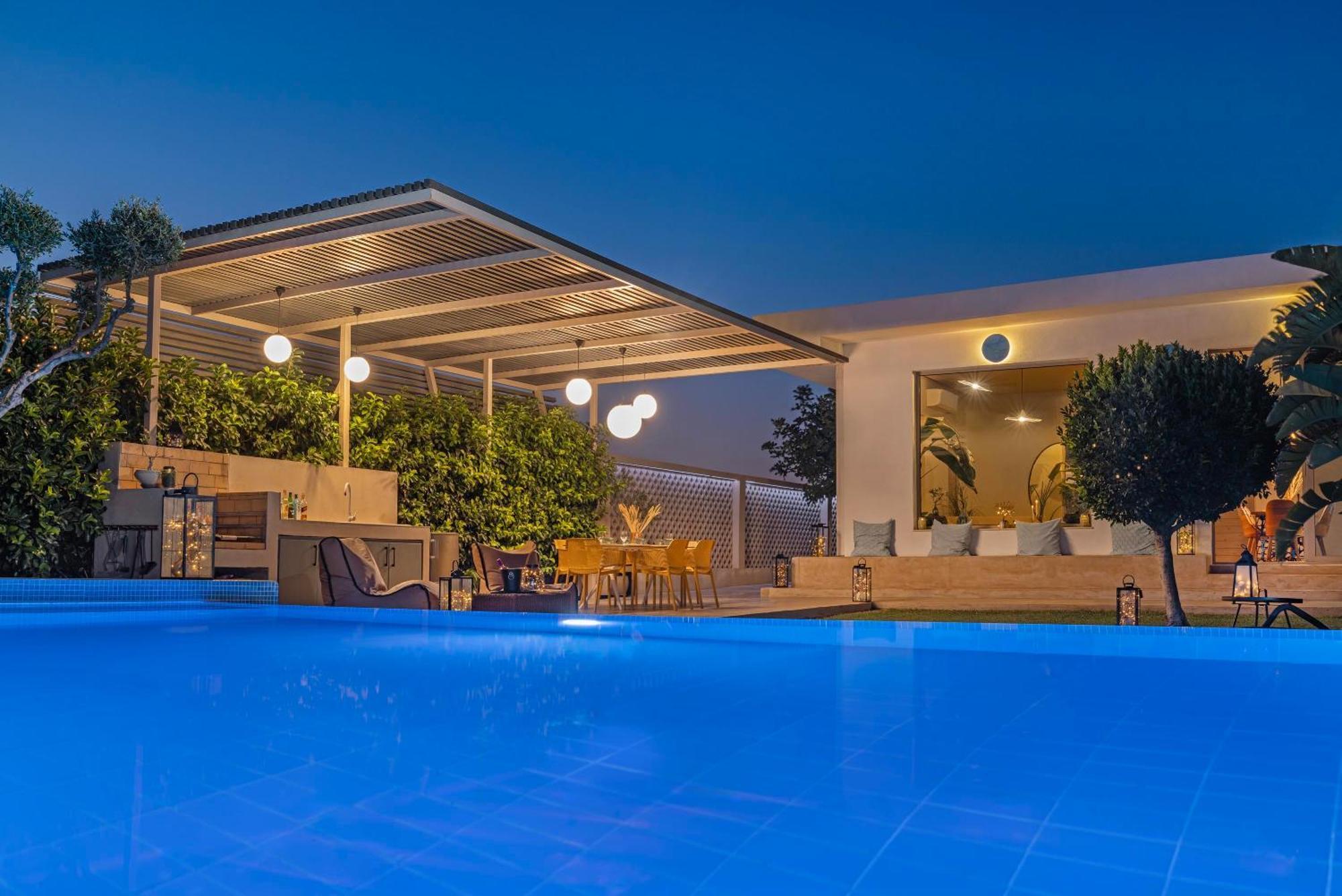 Gaia Blue Villa Kolymbia Buitenkant foto