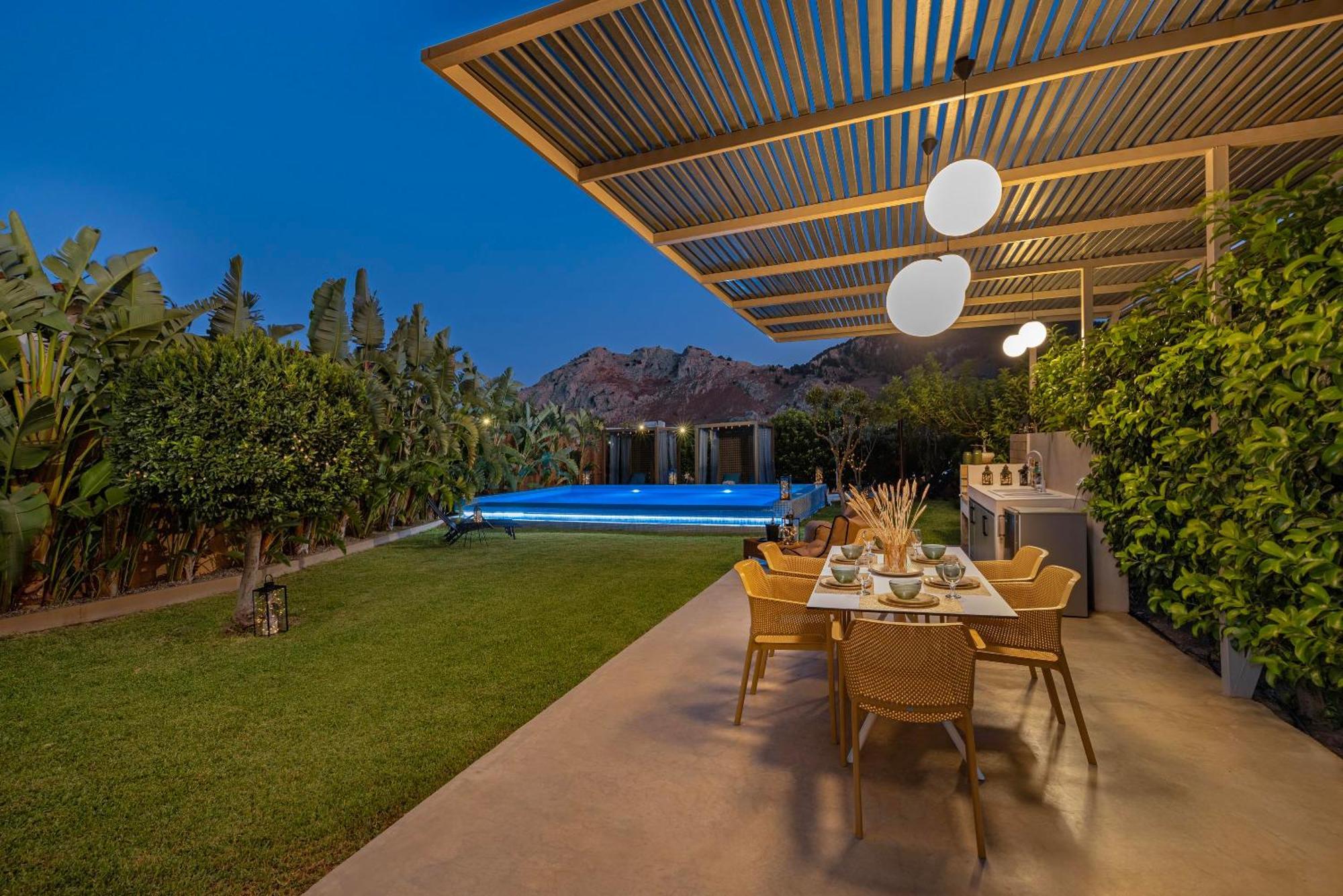Gaia Blue Villa Kolymbia Buitenkant foto