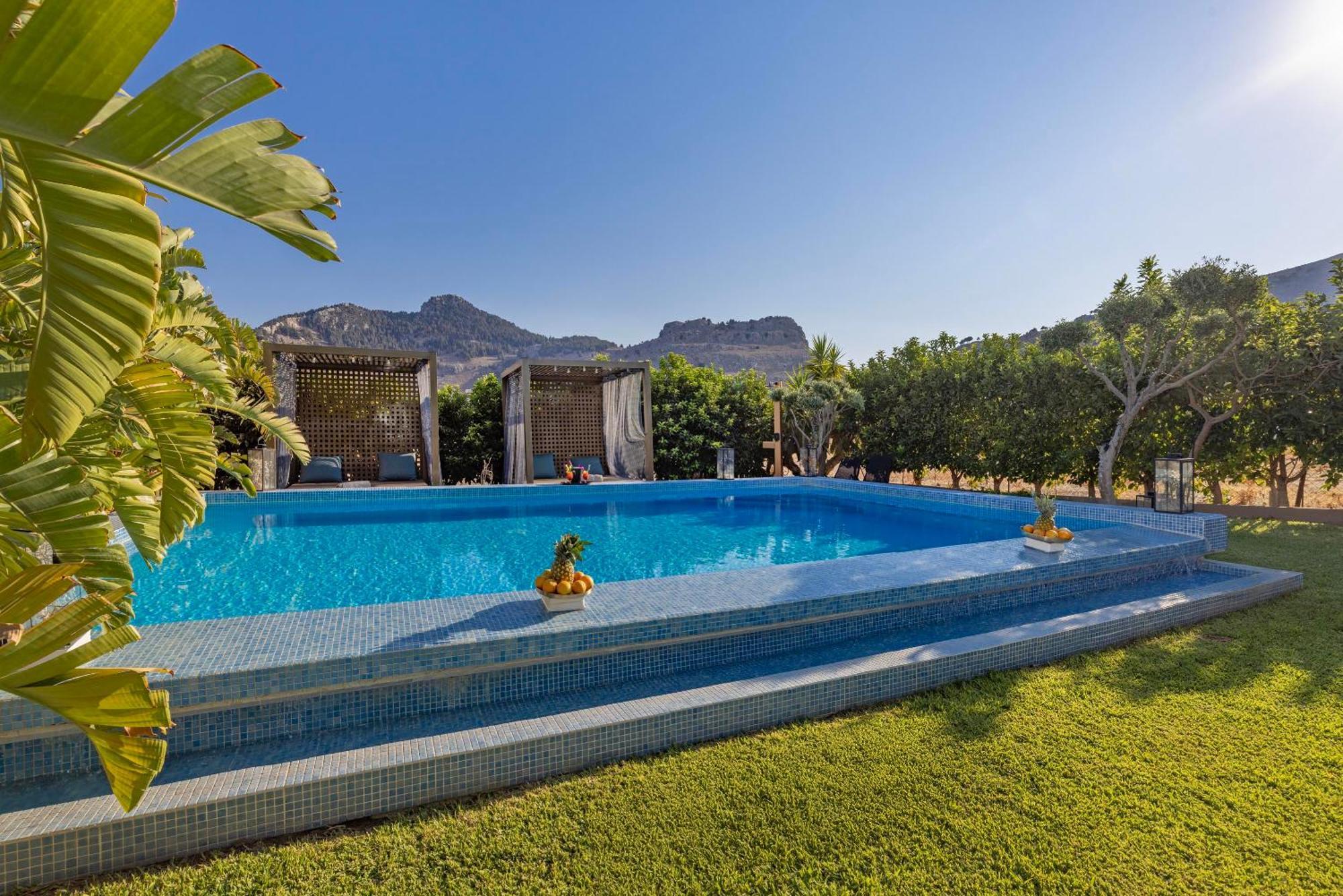 Gaia Blue Villa Kolymbia Buitenkant foto