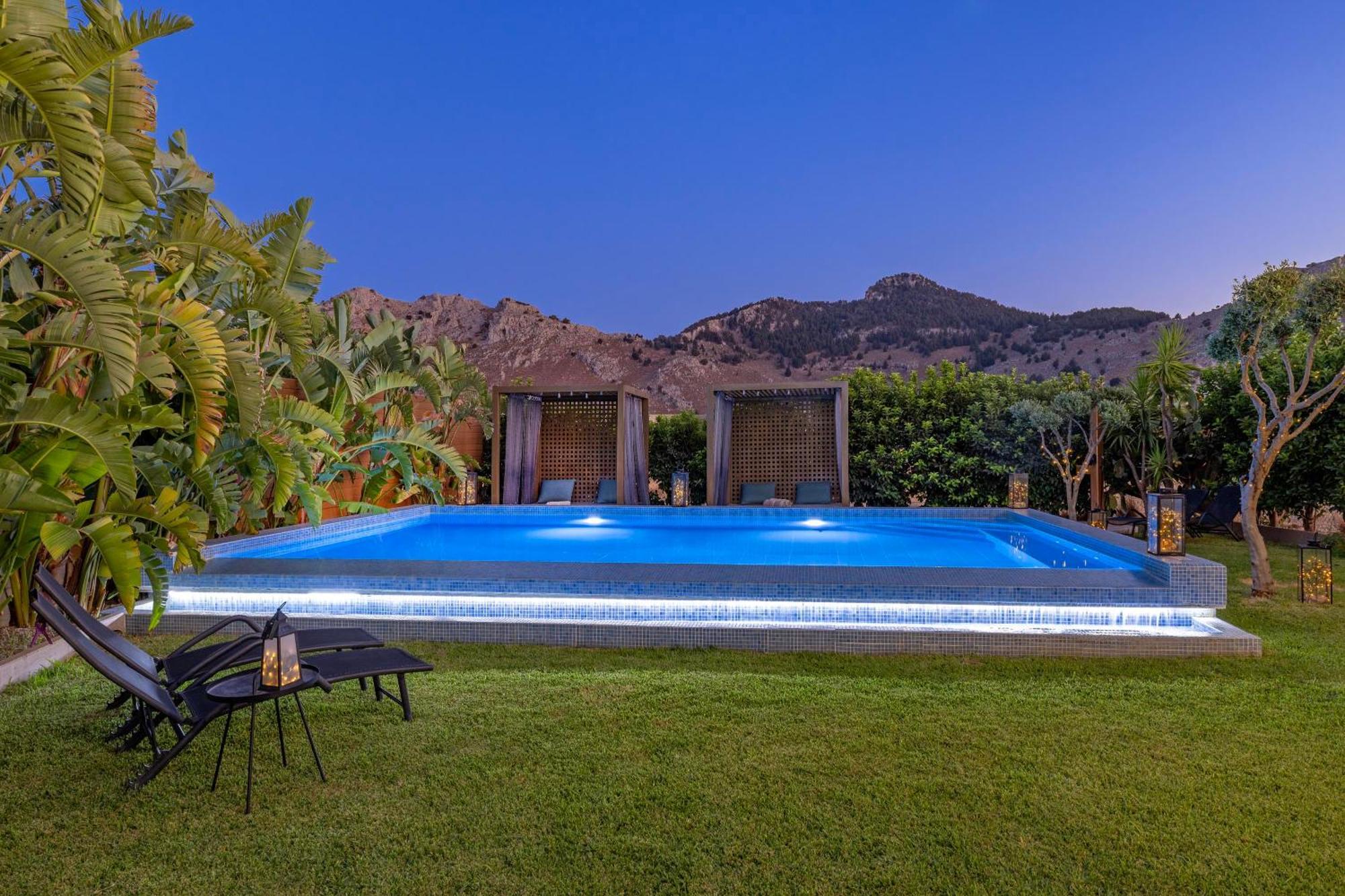Gaia Blue Villa Kolymbia Buitenkant foto