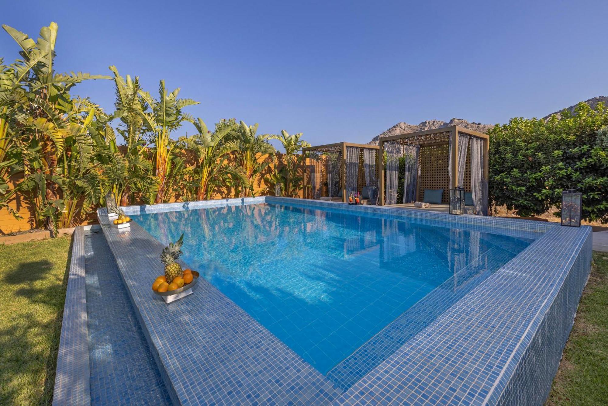 Gaia Blue Villa Kolymbia Buitenkant foto