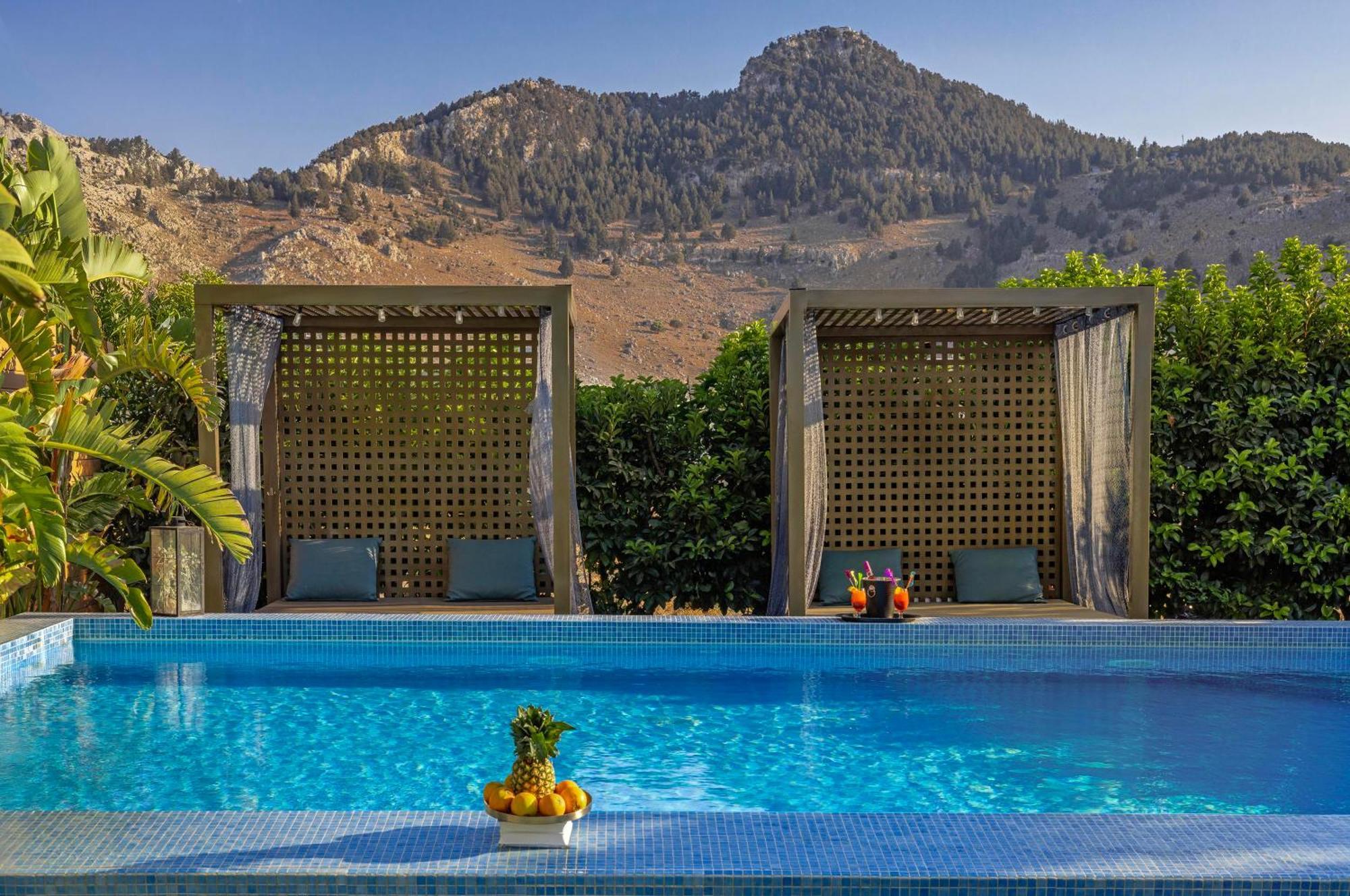Gaia Blue Villa Kolymbia Buitenkant foto