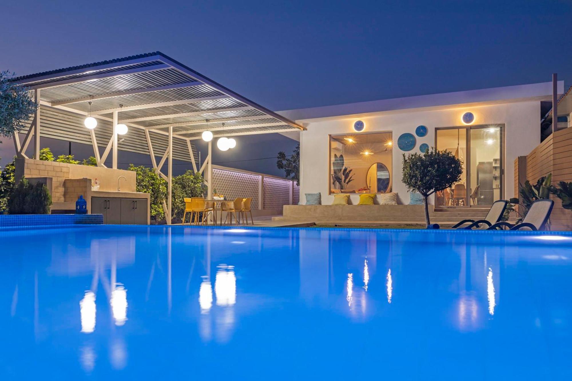 Gaia Blue Villa Kolymbia Buitenkant foto
